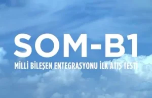 Türkiye’nin SOM füzesi yerli motorla hedefi tam isabet vurdu.