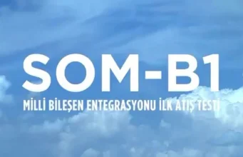 Türkiye’nin SOM füzesi yerli motorla hedefi tam isabet vurdu.