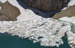 lkbahar ve kış manzaraları bir arada: Buyer Gölü!