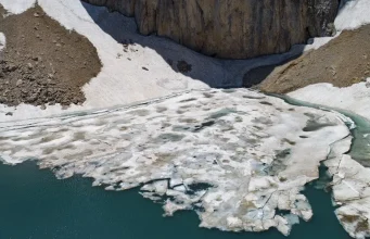 lkbahar ve kış manzaraları bir arada: Buyer Gölü!