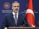 Bakan Hakan Fidan: Türkiye’yi hedef alan her girişim başarısızlığa mahkumdur