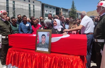 Şehit Celattin Uyanık, Bitlis’te son yolculuğuna uğurlandı