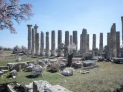 Uzuncaburç Antik Kenti’nde 1600 Yıllık Terazi takımı ve ağırlıklar gün yüzüne çıkarıldı